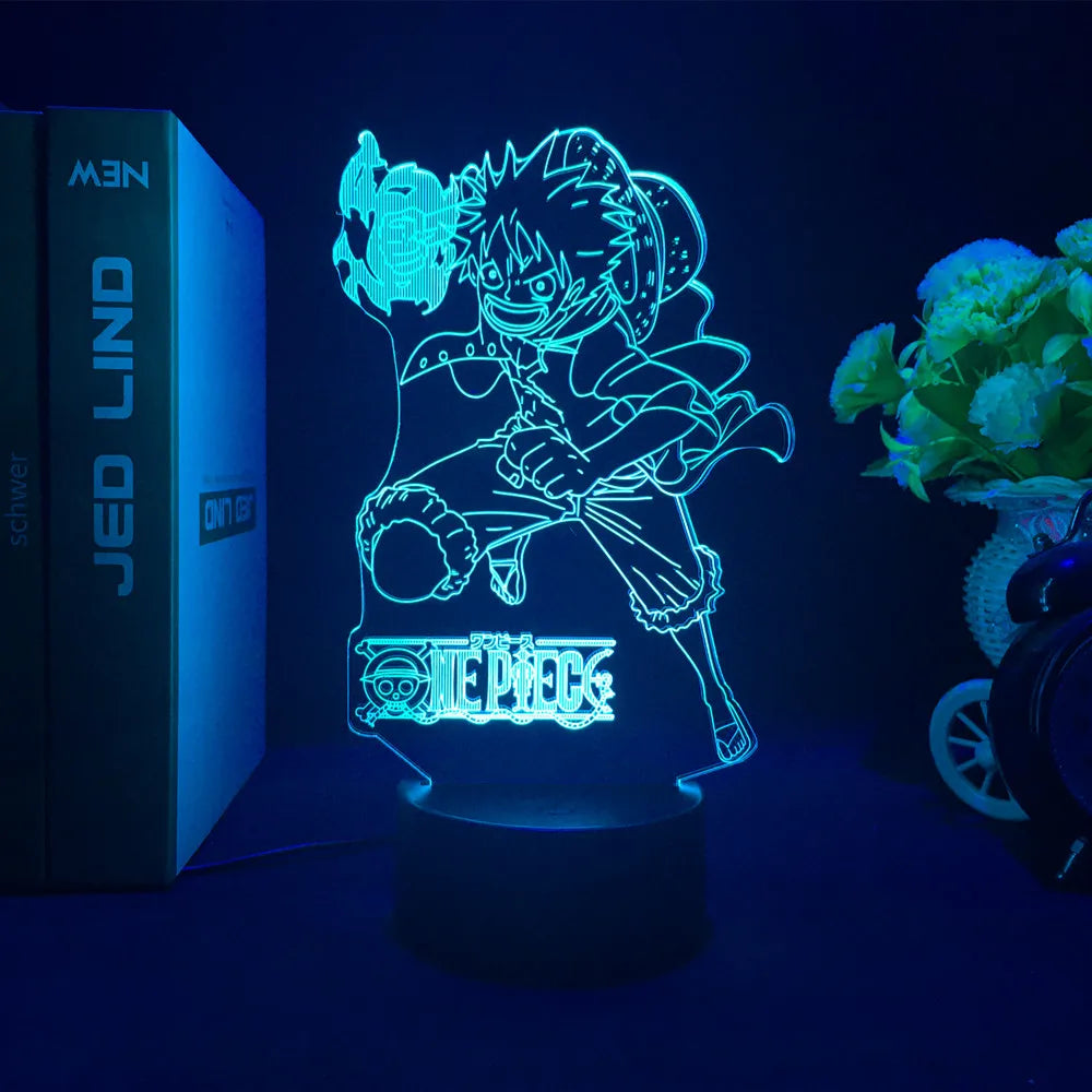 Lampe LED 3D One Piece – Wanted