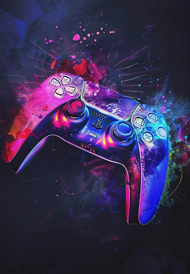 Poster Gaming Coloré – Décoration Gaming Room