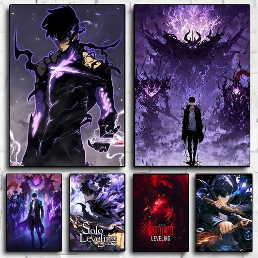 Poster Solo Leveling – Illustration HD murale