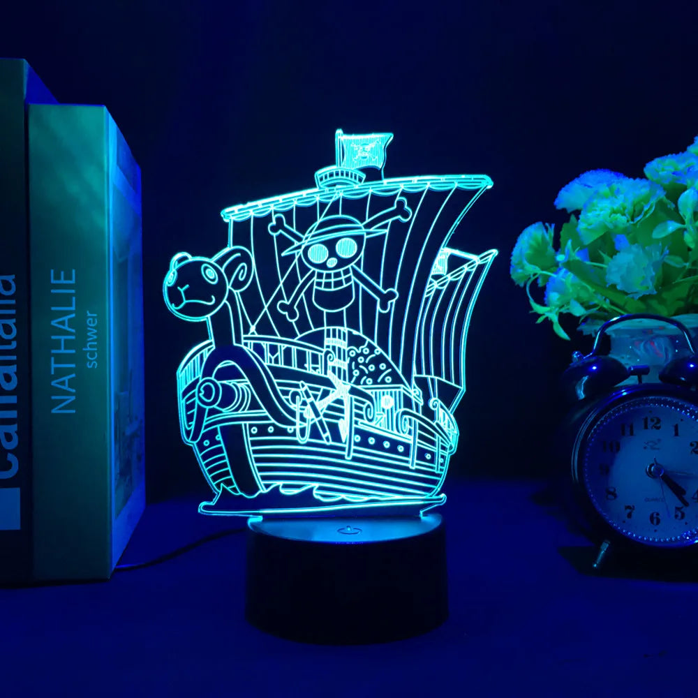 Lampe LED 3D One Piece – Wanted