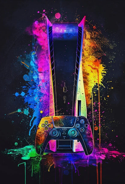 Poster Gaming Coloré – Décoration Gaming Room