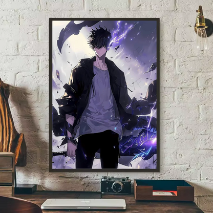 Poster Solo Leveling – Illustration HD murale