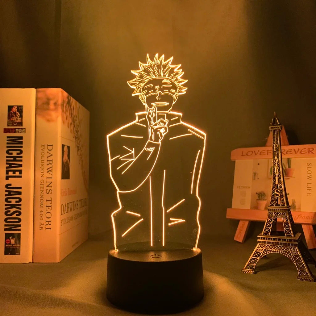 Lampe LED 3D Jujutsu Kaisen