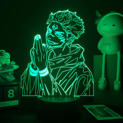 Lampe LED 3D Jujutsu Kaisen