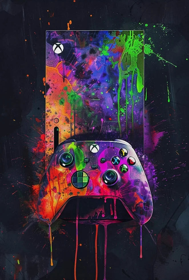 Poster Gaming Coloré – Décoration Gaming Room
