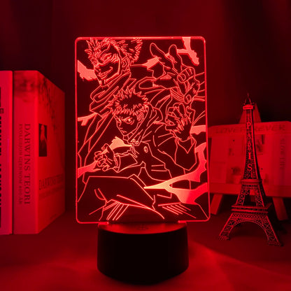 Lampe LED 3D Jujutsu Kaisen