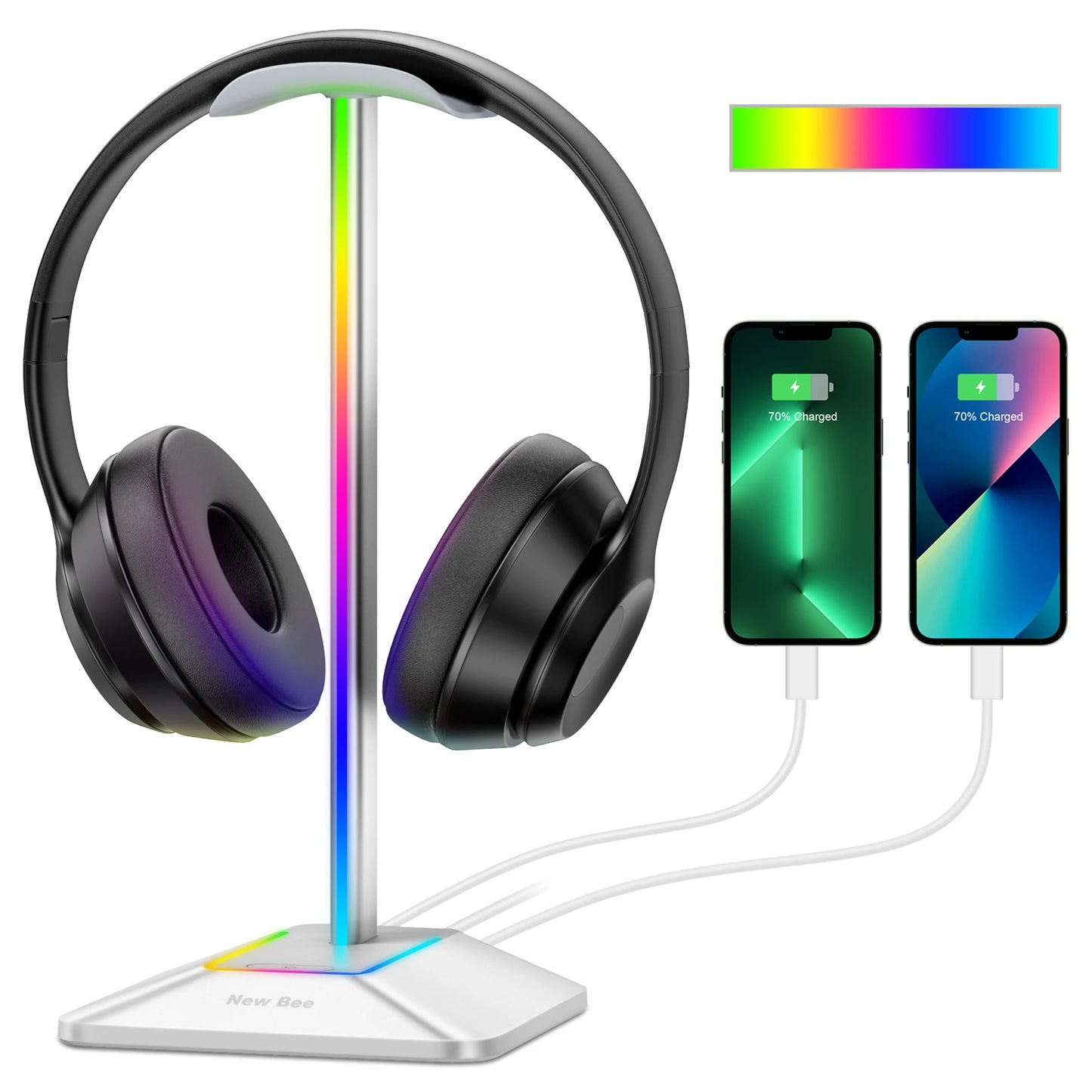 Support Casque Gaming RGB