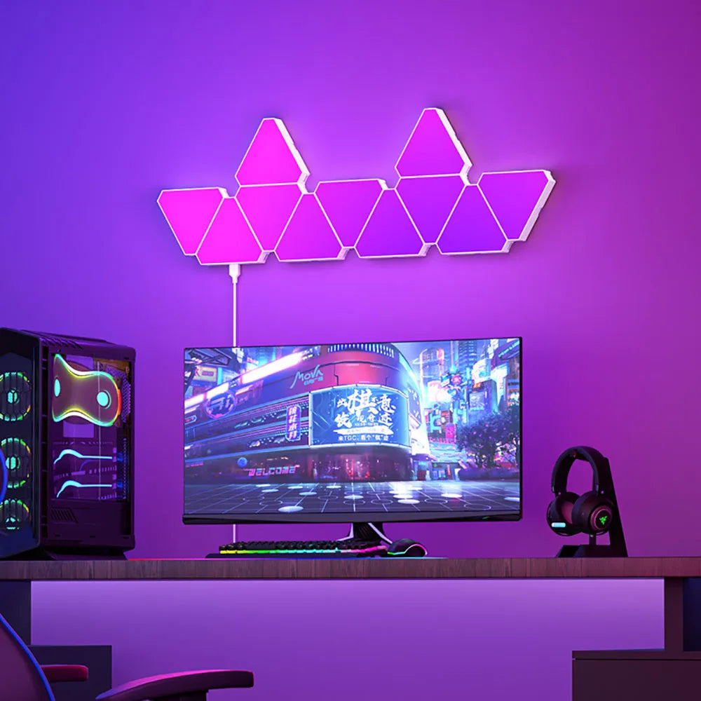 Panneau LED RGB triangle