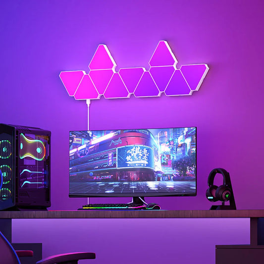 Panneau LED RGB triangle