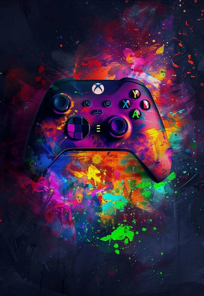 Poster Gaming Coloré – Décoration Gaming Room