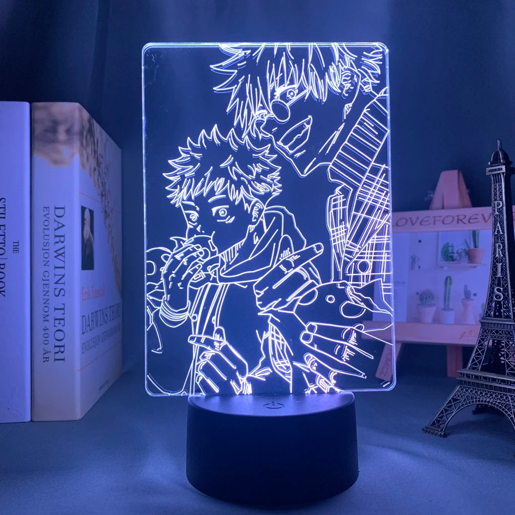 Lampe LED 3D Jujutsu Kaisen