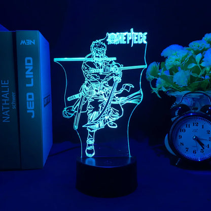 Lampe LED 3D One Piece – Wanted
