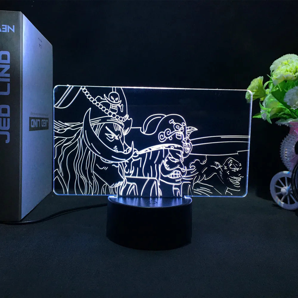 Lampe LED 3D One Piece – Wanted