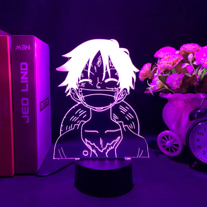 Lampe LED 3D One Piece – Wanted