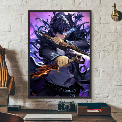 Poster Solo Leveling – Illustration HD murale
