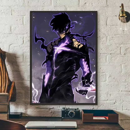 Poster Solo Leveling – Illustration HD murale