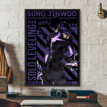 Poster Solo Leveling – Illustration HD murale