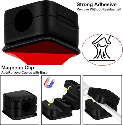 Clips câble magnétique