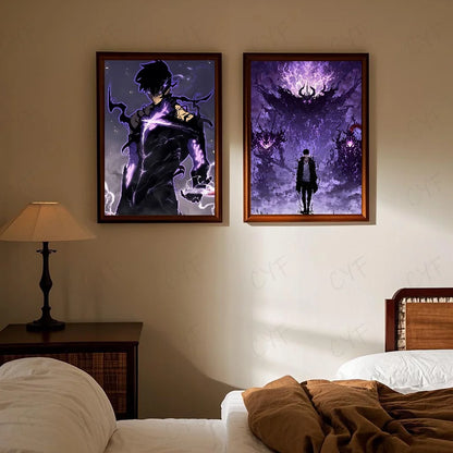 Poster Solo Leveling – Illustration HD murale