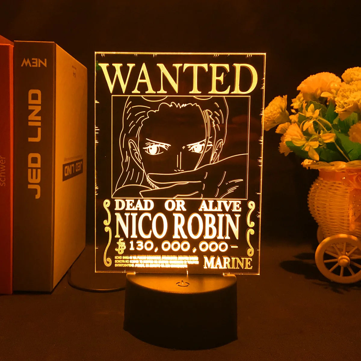 Lampe LED 3D One Piece – Wanted