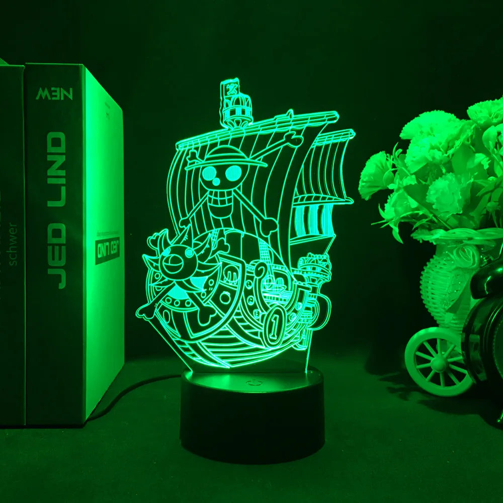 Lampe LED 3D One Piece – Wanted