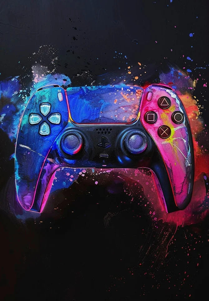Poster Gaming Coloré – Décoration Gaming Room