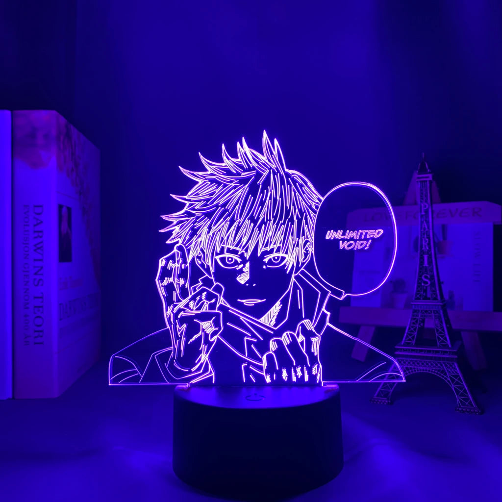 Lampe LED 3D Jujutsu Kaisen
