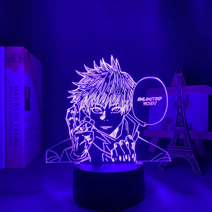 Lampe LED 3D Jujutsu Kaisen