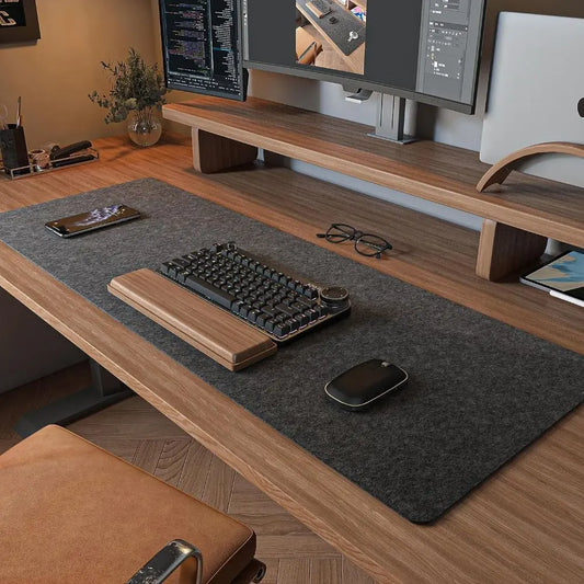Tapis de souris en feutre de laine