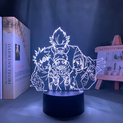 Lampe LED 3D Jujutsu Kaisen