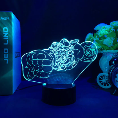 Lampe LED 3D One Piece – Wanted