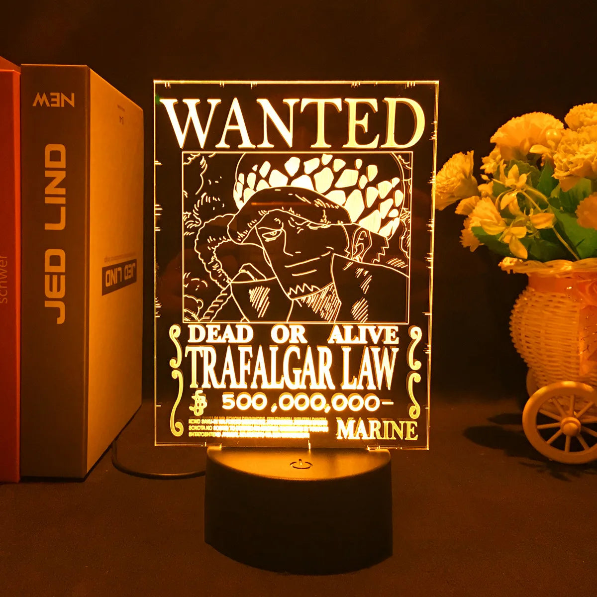 Lampe LED 3D One Piece – Wanted