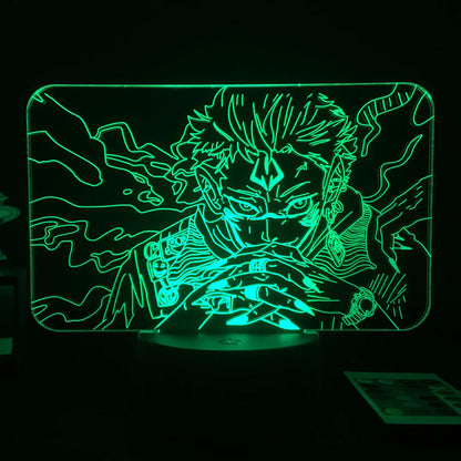 Lampe LED 3D Jujutsu Kaisen