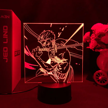 Lampe LED 3D One Piece – Wanted