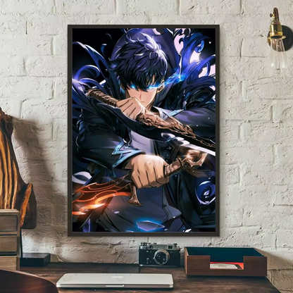 Poster Solo Leveling – Illustration HD murale