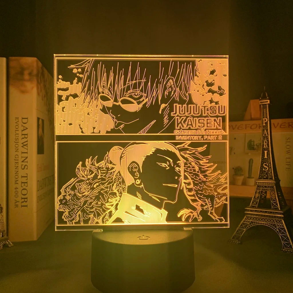 Lampe LED 3D Jujutsu Kaisen