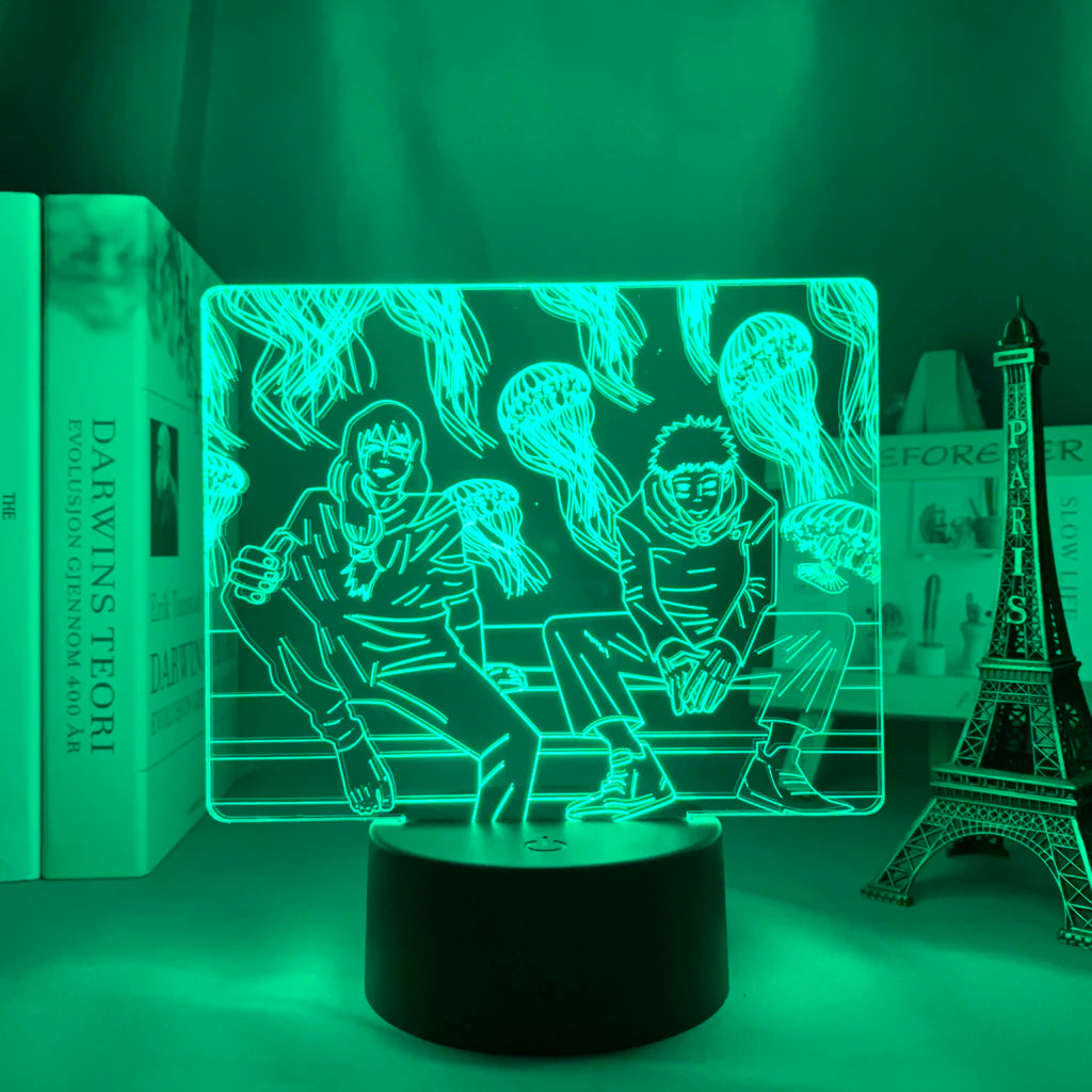 Lampe LED 3D Jujutsu Kaisen